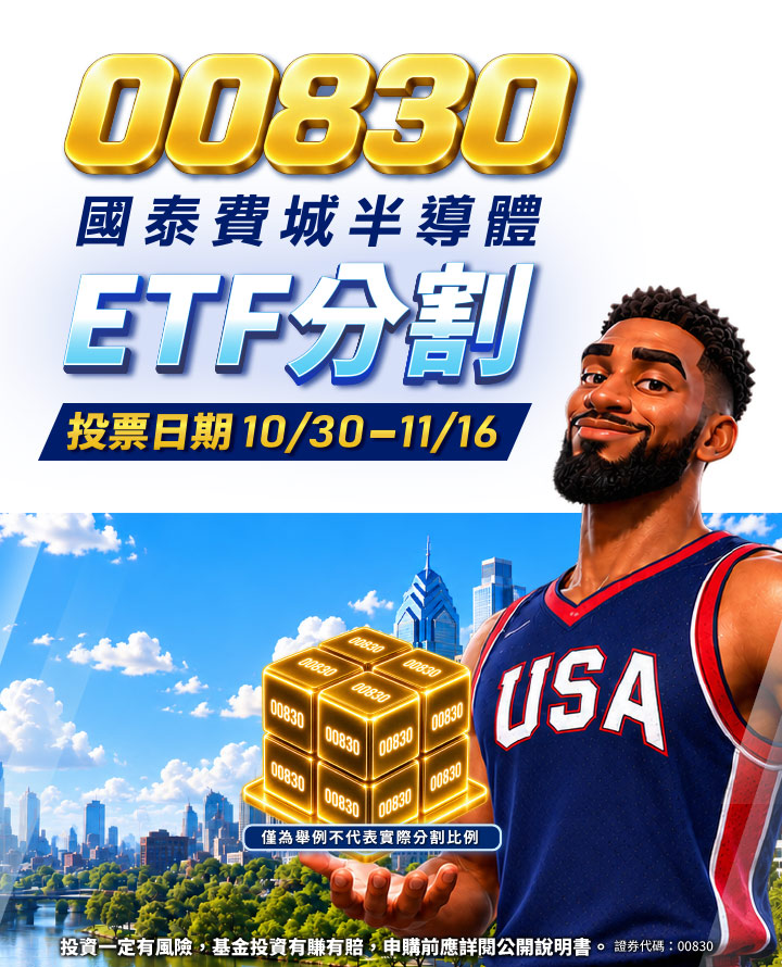 00830分割｜國泰投信